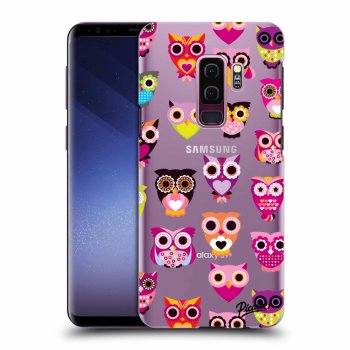 Picasee Samsung Galaxy S9 Plus G965F Hülle - Transparentes Silikon - Owls