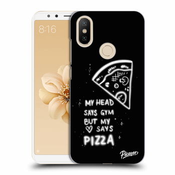 Picasee Xiaomi Mi A2 Hülle - Transparentes Silikon - Pizza
