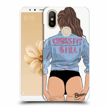 Picasee Xiaomi Mi A2 Hülle - Transparentes Silikon - Crossfit girl - nickynellow