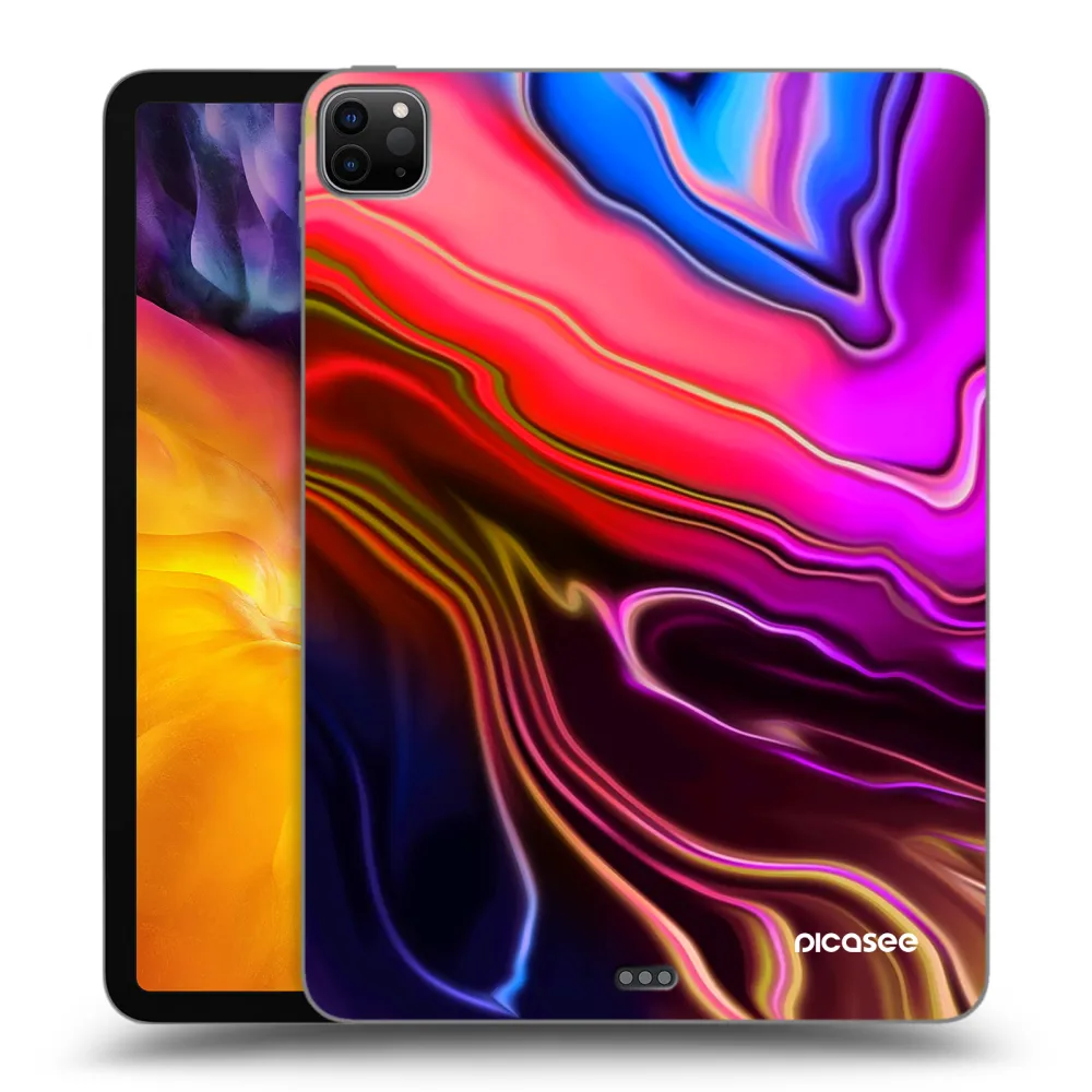 Picasee Schwarze Silikonhülle für Apple iPad Pro 11" 2024 (7.gen.) - Electric