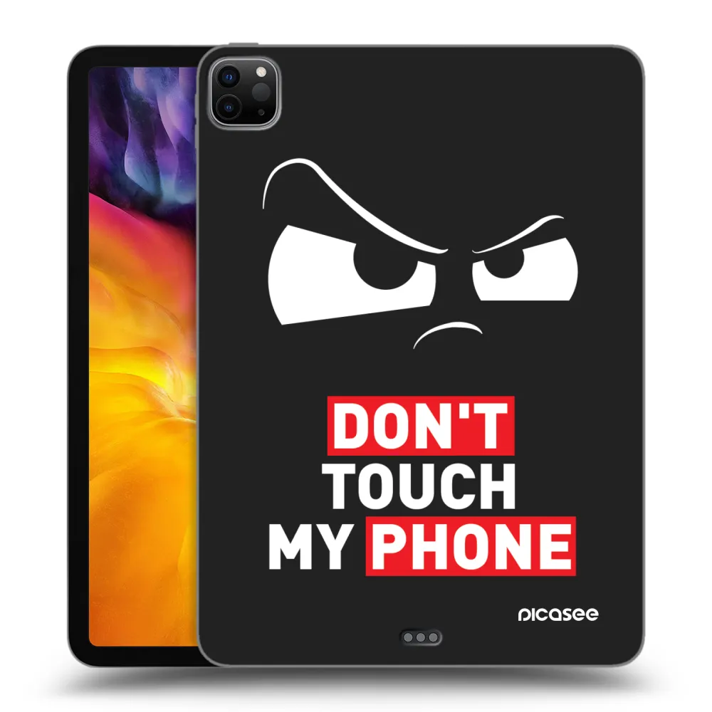 Picasee Schwarze Silikonhülle für Apple iPad Pro 11" 2024 (7.gen.) - Cloudy Eye - Transparent