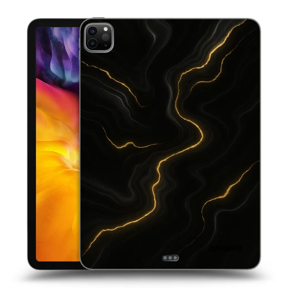 Picasee Schwarze Silikonhülle für Apple iPad Pro 11" 2024 (7.gen.) - Thunder