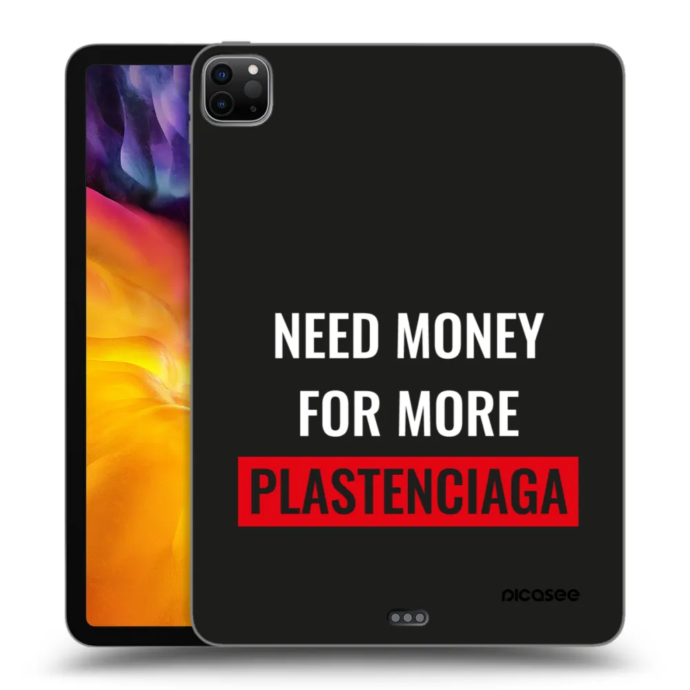 Picasee Schwarze Silikonhülle für Apple iPad Pro 11" 2024 (7.gen.) - More PLASTENCIAGA