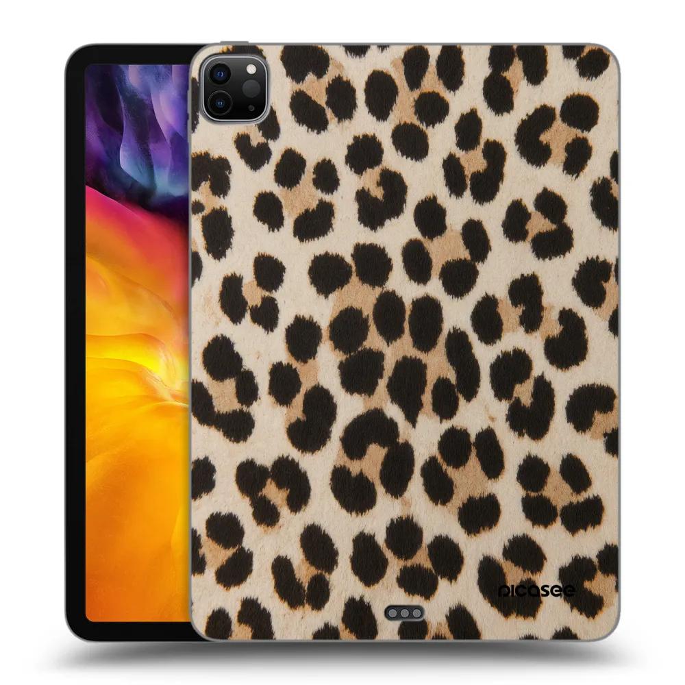 Picasee Schwarze Silikonhülle für Apple iPad Pro 11" 2024 (7.gen.) - Brown Tiger