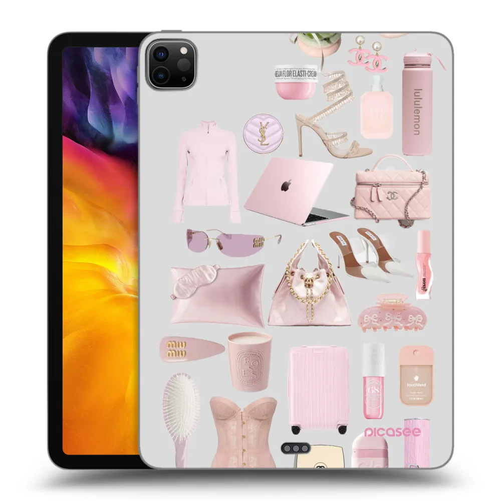 Picasee Schwarze Silikonhülle für Apple iPad Pro 11" 2024 (7.gen.) - Glam Babe