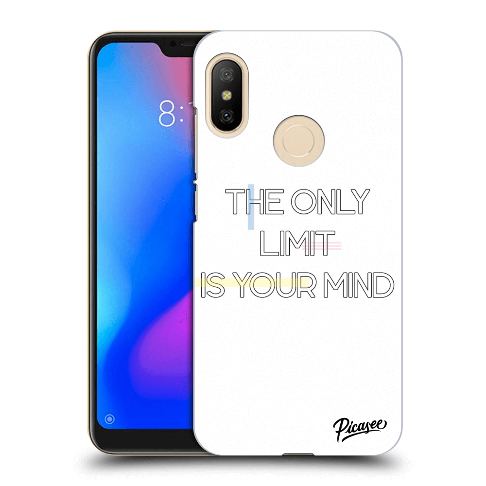 Picasee Xiaomi Mi A2 Lite Hülle - Transparentes Silikon - The only limit is your mind