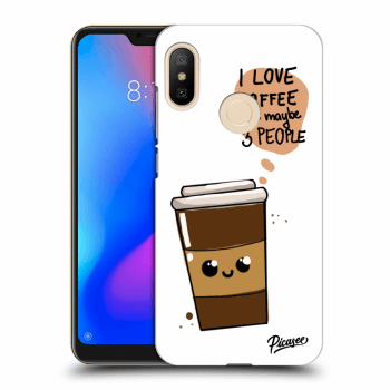 Picasee Xiaomi Mi A2 Lite Hülle - Transparentes Silikon - Cute coffee