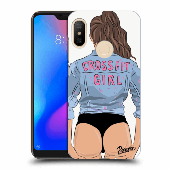 Picasee Xiaomi Mi A2 Lite Hülle - Transparentes Silikon - Crossfit girl - nickynellow