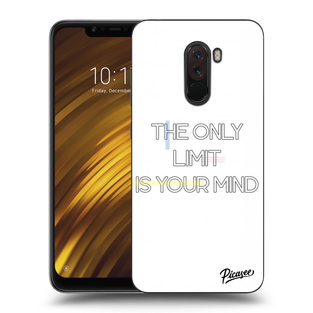 Picasee Xiaomi Pocophone F1 Hülle - Transparentes Silikon - The only limit is your mind