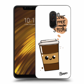 Picasee Xiaomi Pocophone F1 Hülle - Transparentes Silikon - Cute coffee