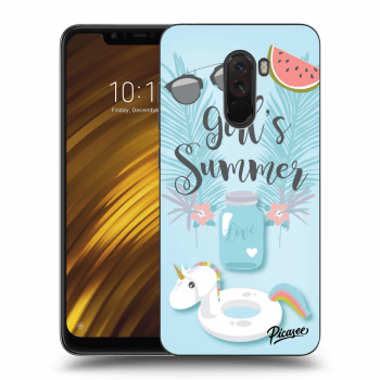 Picasee Xiaomi Pocophone F1 Hülle - Transparentes Silikon - Girls Summer