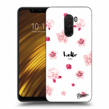 Picasee Xiaomi Pocophone F1 Hülle - Transparentes Silikon - Hello there
