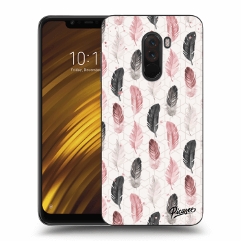 Picasee Xiaomi Pocophone F1 Hülle - Milchiges Silikon - Feather 2