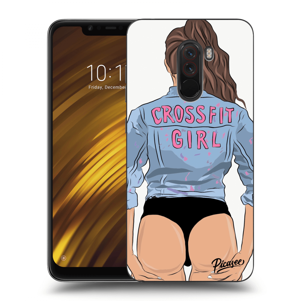 Picasee Xiaomi Pocophone F1 Hülle - Milchiges Silikon - Crossfit girl - nickynellow
