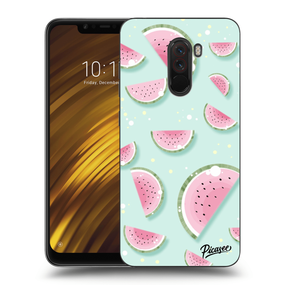 Picasee Xiaomi Pocophone F1 Hülle - Milchiges Silikon - Watermelon 2