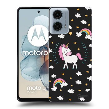 Hülle für Motorola Moto G24 - Einhorn Sternenhimmel