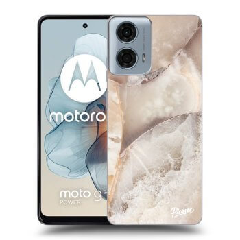 Hülle für Motorola Moto G24 - Cream marble