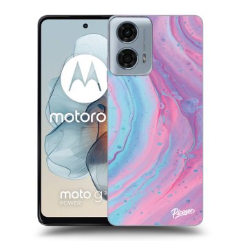 Hülle für Motorola Moto G24 - Pink liquid