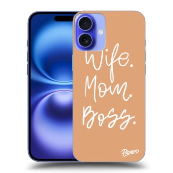 Hülle für Apple iPhone 16 Plus - Boss Mama