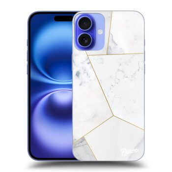 Hülle für Apple iPhone 16 Plus - White tile