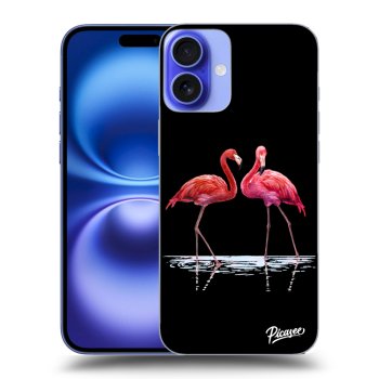 Hülle für Apple iPhone 16 Plus - Flamingos zu zweit