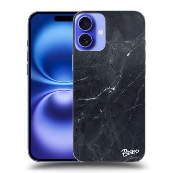 Hülle für Apple iPhone 16 Plus - Black marble