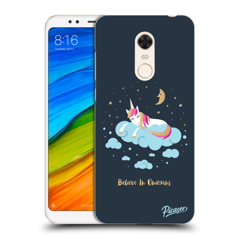 Picasee Xiaomi Redmi 5 Plus Global Hülle - Transparentes Silikon - Believe In Unicorns