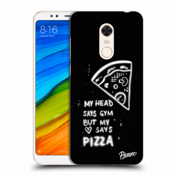 Picasee Xiaomi Redmi 5 Plus Global Hülle - Transparentes Silikon - Pizza