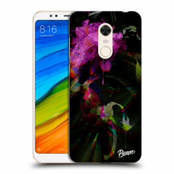 Picasee Xiaomi Redmi 5 Plus Global Hülle - Transparentes Silikon - Peony Color