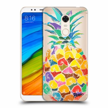 Picasee Xiaomi Redmi 5 Plus Global Hülle - Transparentes Silikon - Pineapple