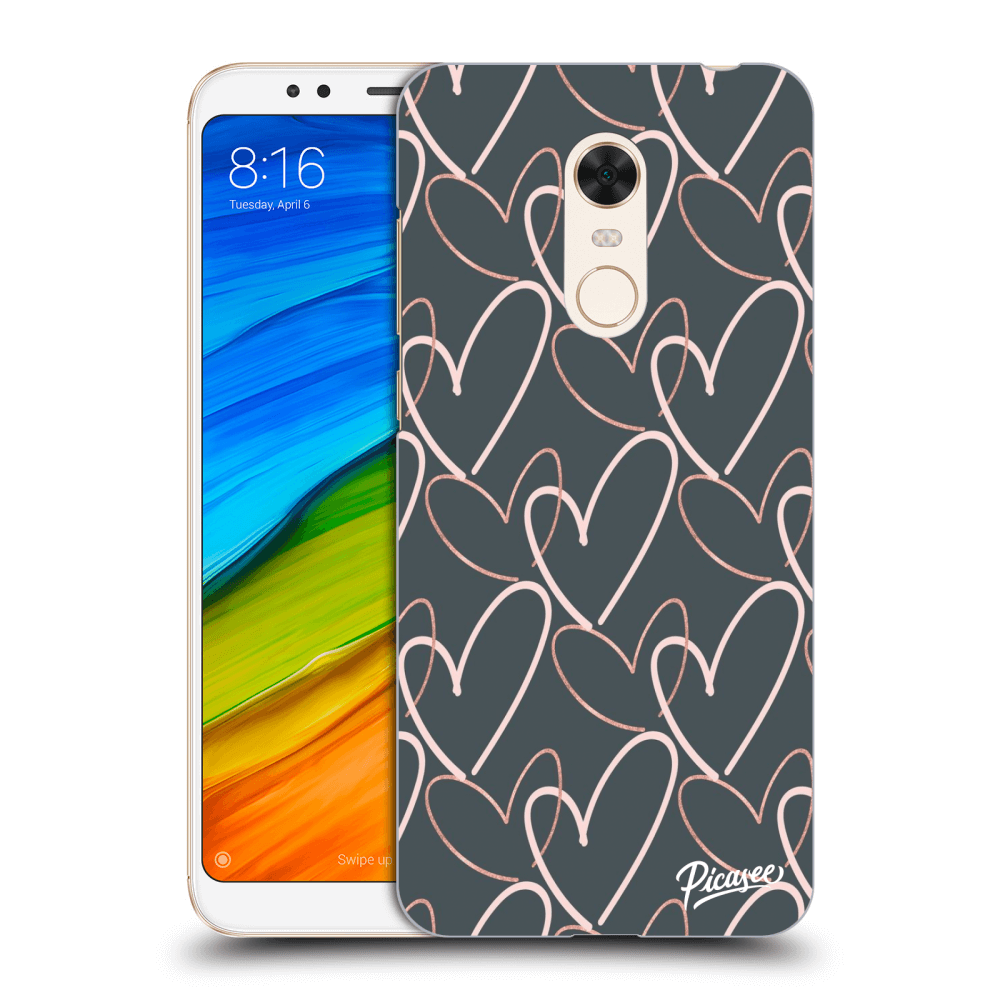 Picasee Xiaomi Redmi 5 Plus Global Hülle - Transparentes Silikon - Lots of love
