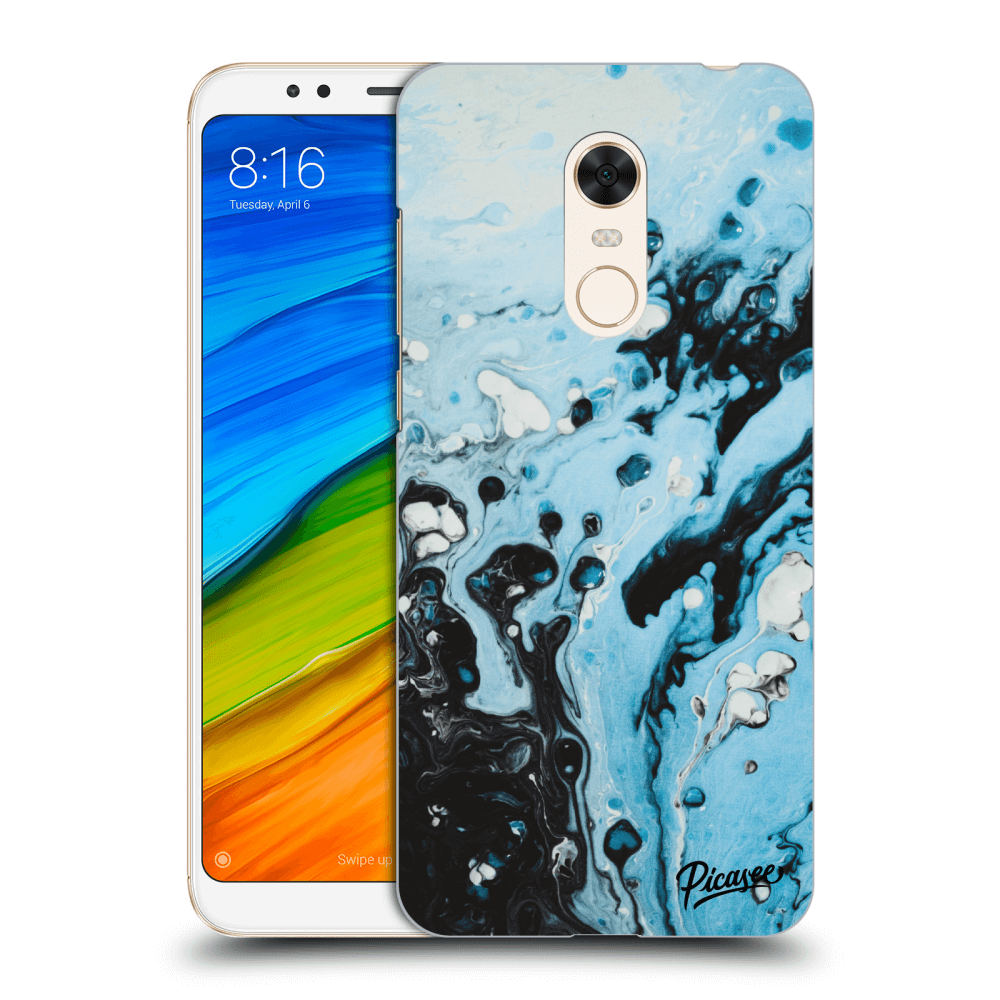 Picasee Xiaomi Redmi 5 Plus Global Hülle - Transparentes Silikon - Organic blue