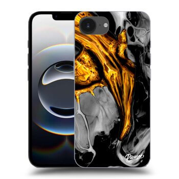 Hülle für Apple iPhone 16e - Black Gold