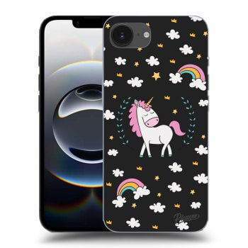 Hülle für Apple iPhone 16e - Einhorn Sternenhimmel