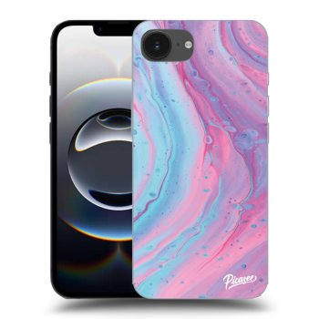 Hülle für Apple iPhone 16e - Pink liquid