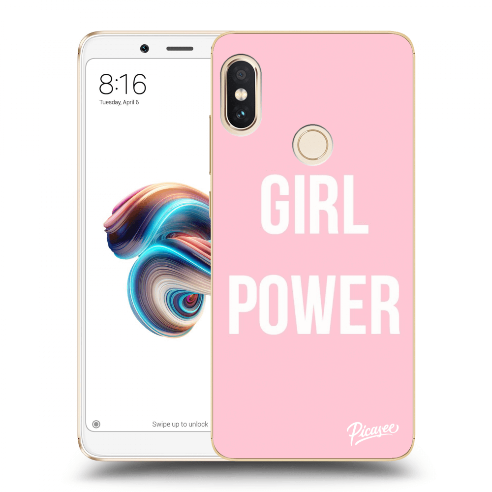 Picasee Xiaomi Redmi Note 5 Global Hülle - Transparentes Silikon - Girl power