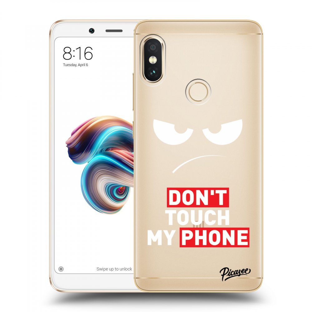 Picasee Xiaomi Redmi Note 5 Global Hülle - Transparentes Silikon - Angry Eyes - Transparent