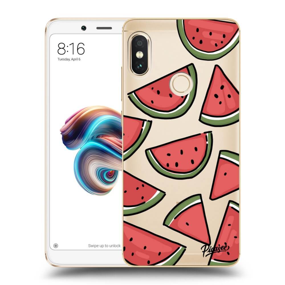 Picasee Xiaomi Redmi Note 5 Global Hülle - Transparentes Silikon - Melone