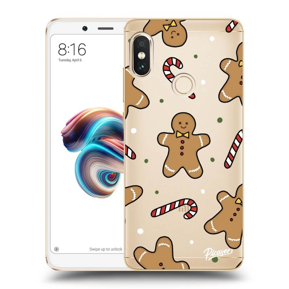 Picasee Xiaomi Redmi Note 5 Global Hülle - Transparentes Silikon - Gingerbread