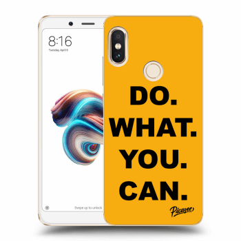 Picasee Xiaomi Redmi Note 5 Global Hülle - Transparentes Silikon - Do What You Can