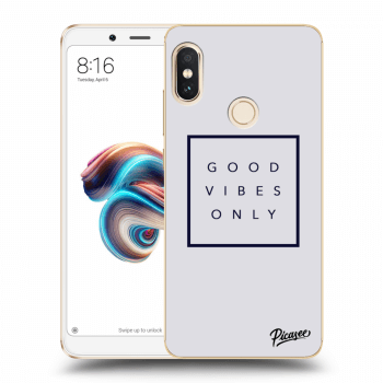 Picasee Xiaomi Redmi Note 5 Global Hülle - Transparentes Silikon - Good vibes only