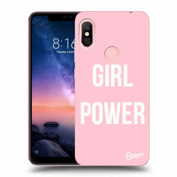 Picasee Xiaomi Redmi Note 6 Pro Hülle - Schwarzes Silikon - Girl power