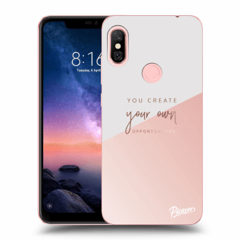 Picasee Xiaomi Redmi Note 6 Pro Hülle - Transparentes Silikon - You create your own opportunities