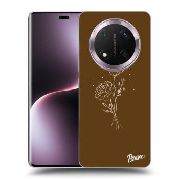 Hülle für Honor Magic7 Lite 5G - Brown flowers