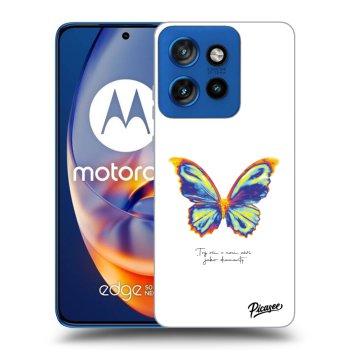 Hülle für Motorola Edge 50 Neo - Diamanty White