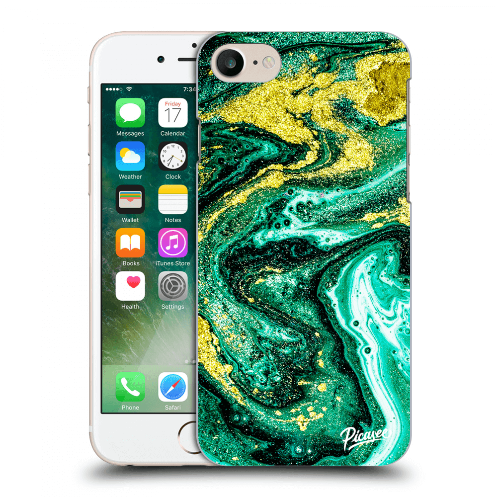 Picasee ULTIMATE CASE für Apple iPhone 7 - Green Gold