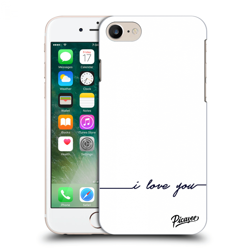 Picasee ULTIMATE CASE für Apple iPhone 7 - I love you