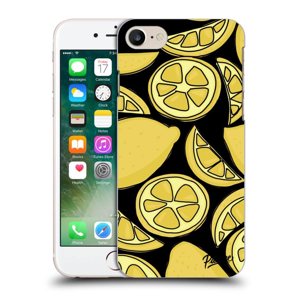 Picasee Apple iPhone 7 Hülle - Schwarzes Silikon - Lemon