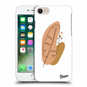Picasee Apple iPhone 7 Hülle - Transparentes Silikon - Feather brown