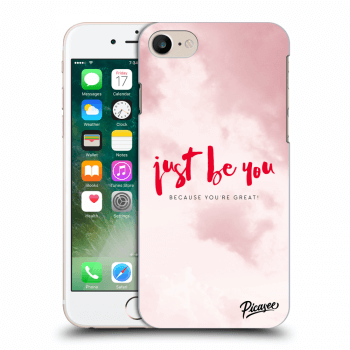 Picasee Apple iPhone 7 Hülle - Transparenter Kunststoff - Just be you